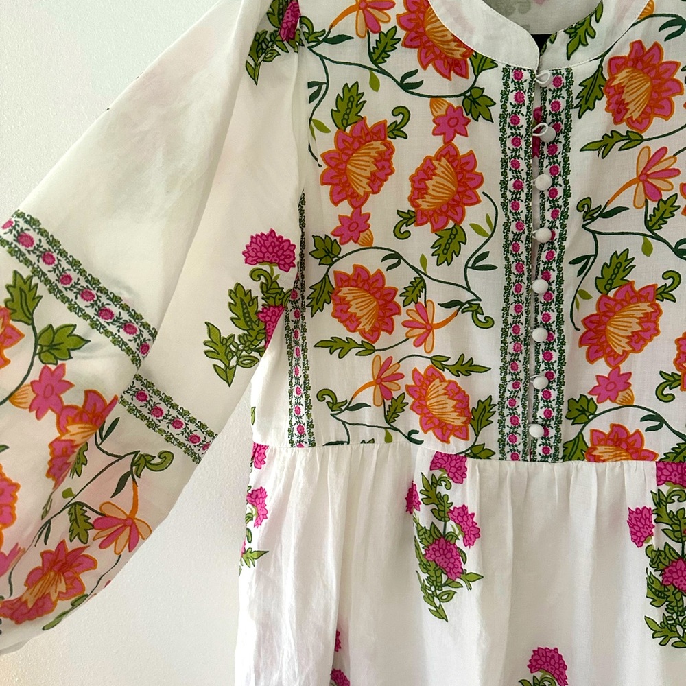 THML Floral White Dress - Picture 3 of 4